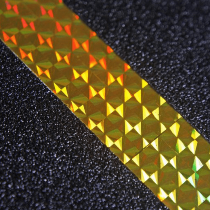 140mm x 140mm à Bande Jaune Réfléchissante – Image 2