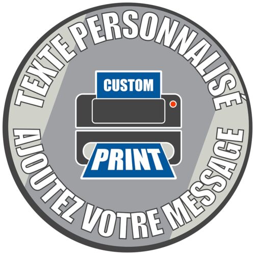 Custom Print Message Here French
