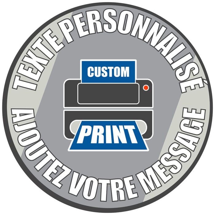 Custom Print Message Here French