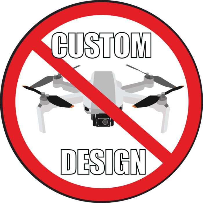 Drone Custom Printed Non-Slip Floor Signage
