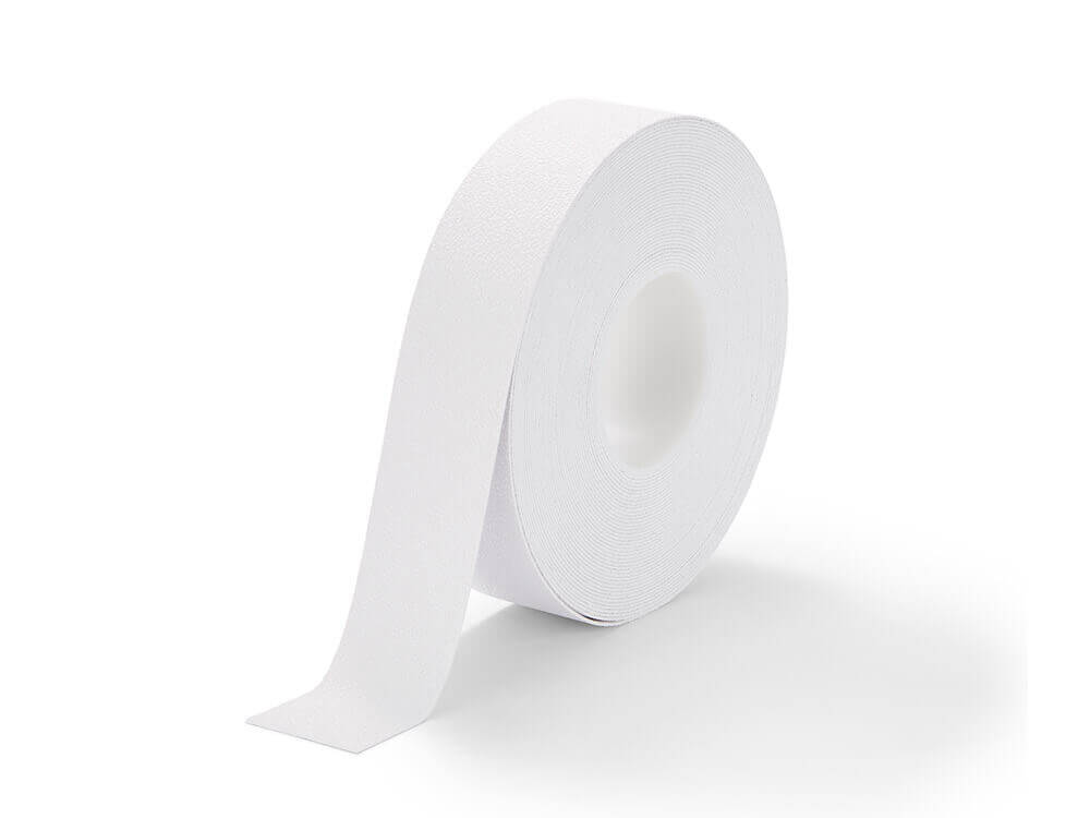 Coarse Resilient Anti-Slip Tape Now Available in White - White roll of coarse resilient anti-slip tape