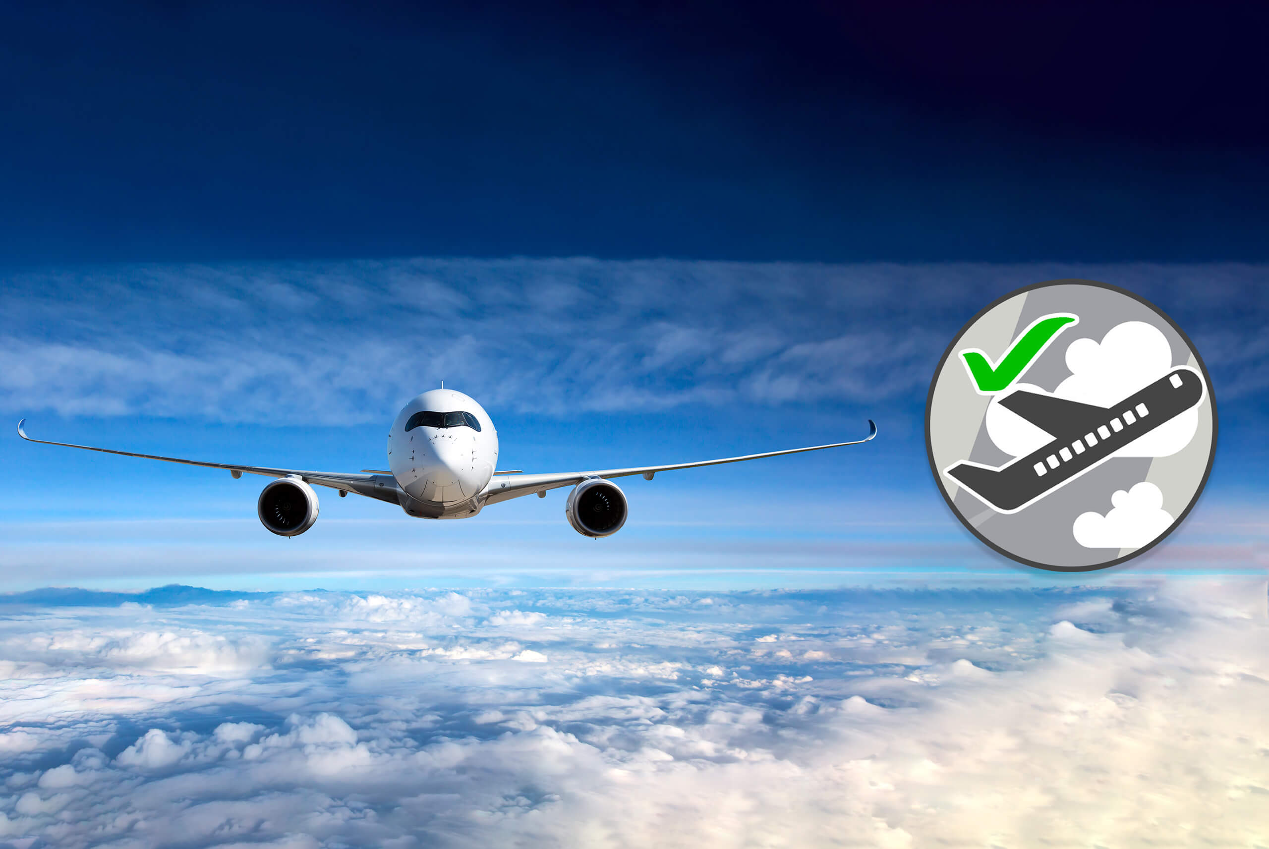 Tape for the Aviation Industry - Aircraft in Sky with Graphic