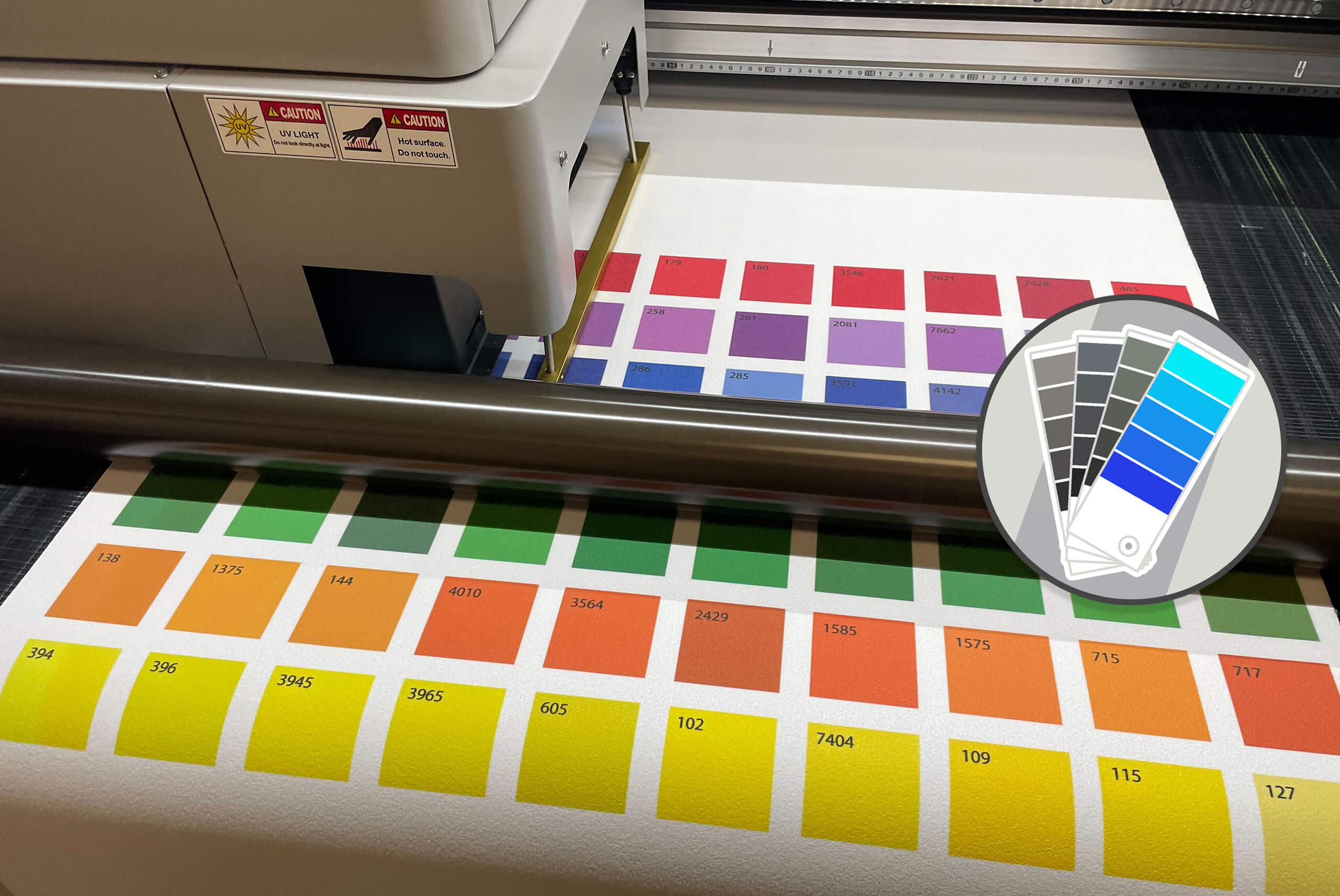 Custom Coloured Anti-Slip Tape Being Printed with Graphic