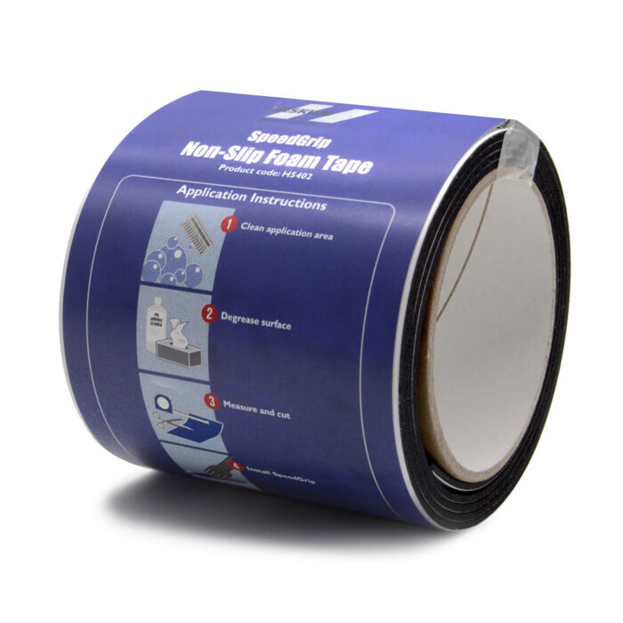H5402 Black SpeedGrip Non-Abrasive Anti-Slip Foam Tape in Packaging-1 Web